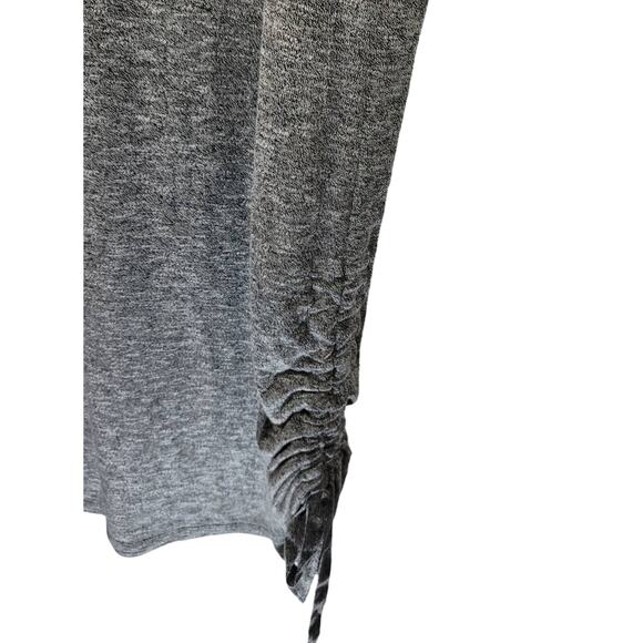 Ava & Viv Sleeveless Summer Casual Comfort Side Ruching  Heather Gray Dress 3X - Picture 3 of 5